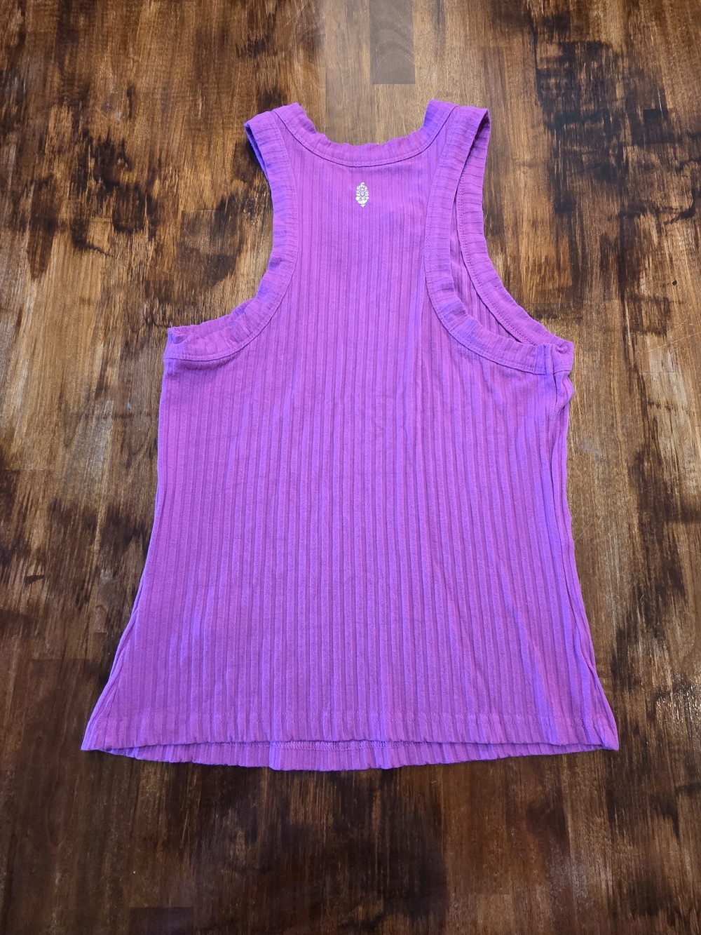 FP Movement by Free People Ribbed Racerback Tank Top in Pinkish Purple Color - Picture 6 of 6